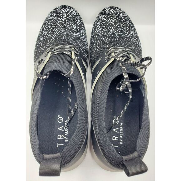 Alegria Womens Qool Stretch Knit Upper Lace Up Sneakers - Black Multi, 42M EUC - Picture 6 of 7